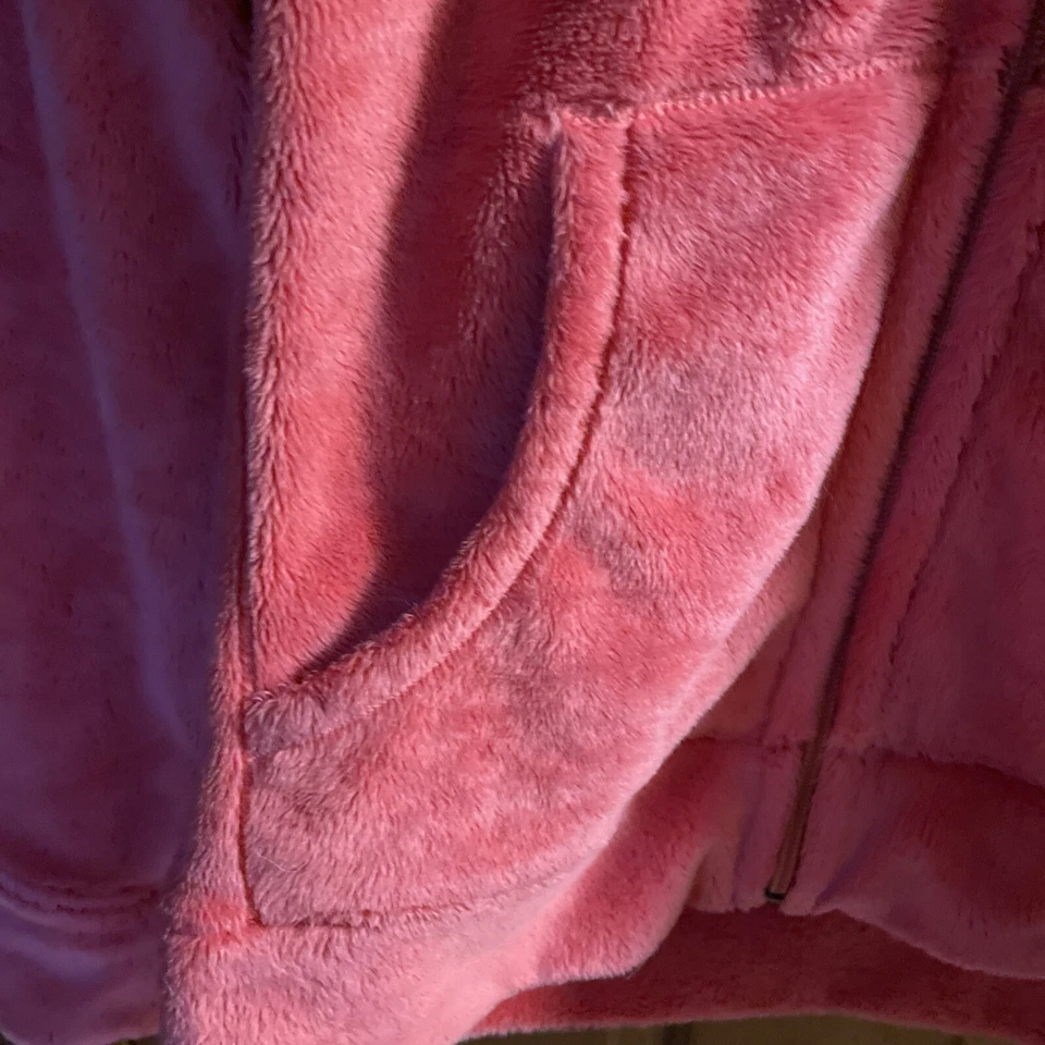 Patagonia Retro Pile Fleece Full  Zip Womens Coral, Medium - Image 4 of 4