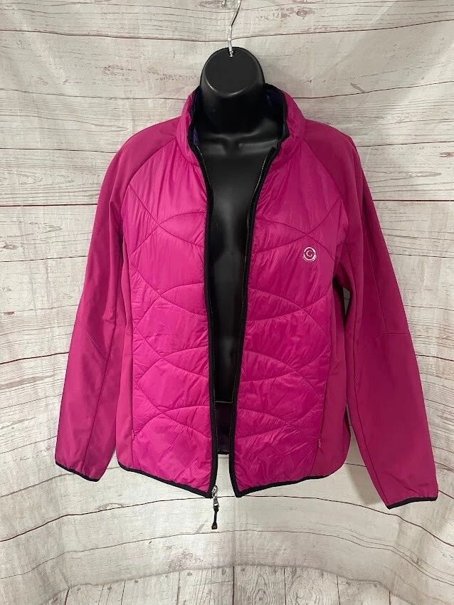 Женская стеганая куртка на молнии Giacca Sport пурпурно-розовая размер M - Изображение 2 из 4