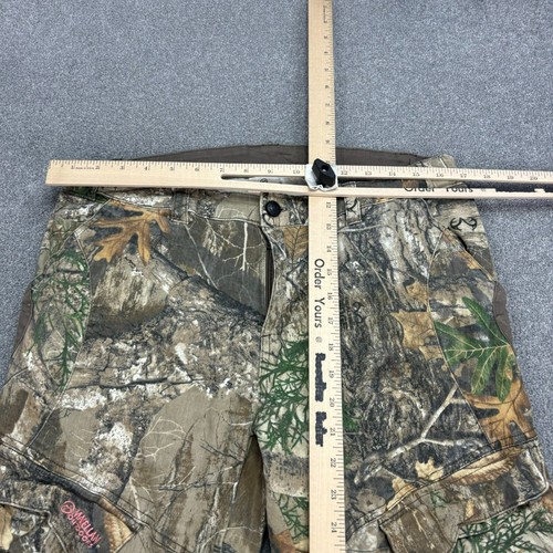 Realtree Trousers Womens 34x30 Brown Carpenter Camo Y2K Canvas Work Wear Ladies - Picture 2 of 9