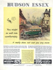 You might as well ride comfortably Hudson Touring Sedan ad 1931 McC