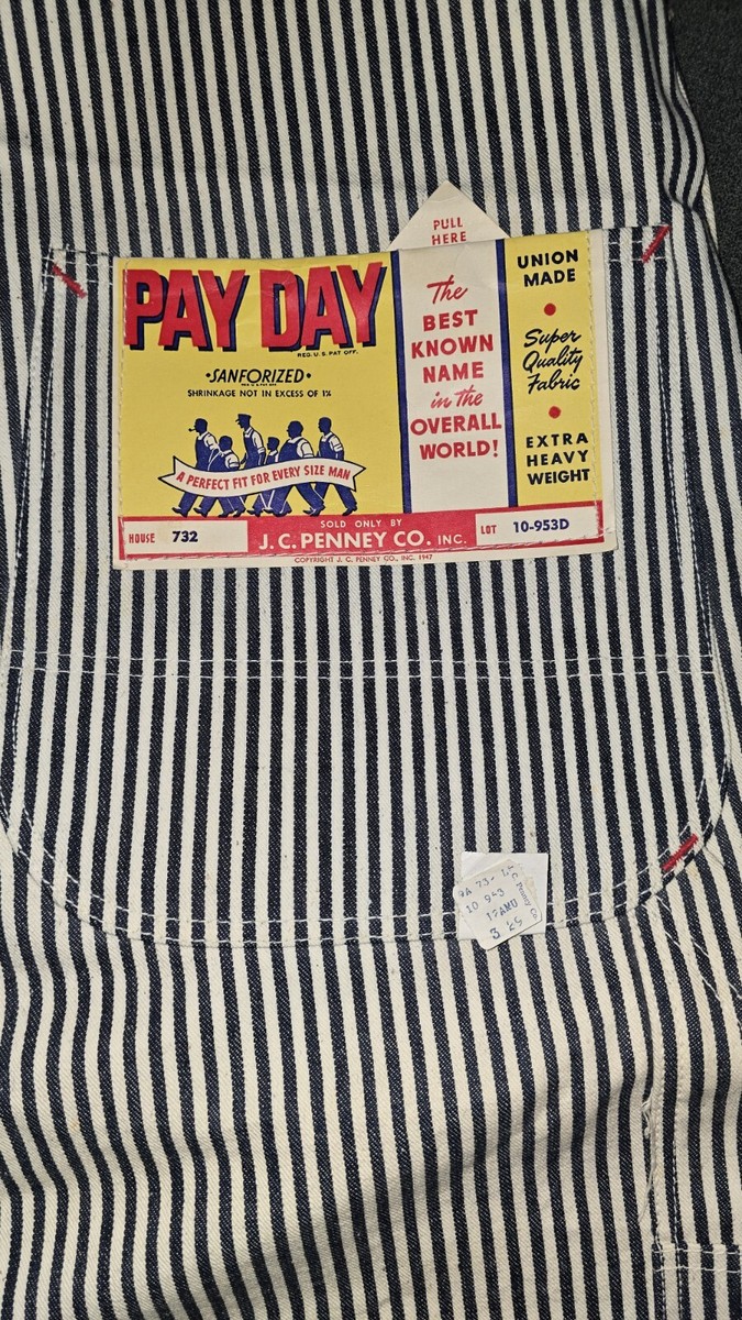 ビンテージ PAY DAY オーバーオール PENNEYS UNION MADE ビンテージ PAY DAY オーバーオール PENNEYS UNION MADE