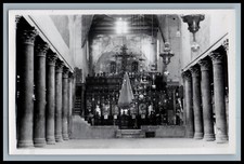 CHURCH OF THE NATIVITY Vintage RPPC Photo Postcard c1950s Photo Leon Jerusalem