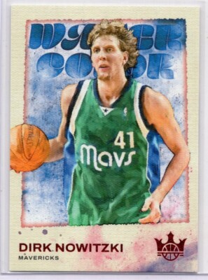 Dirk Nowitzki 2023-24 Panini Court Kings Basketball Water Color Ruby #003/149