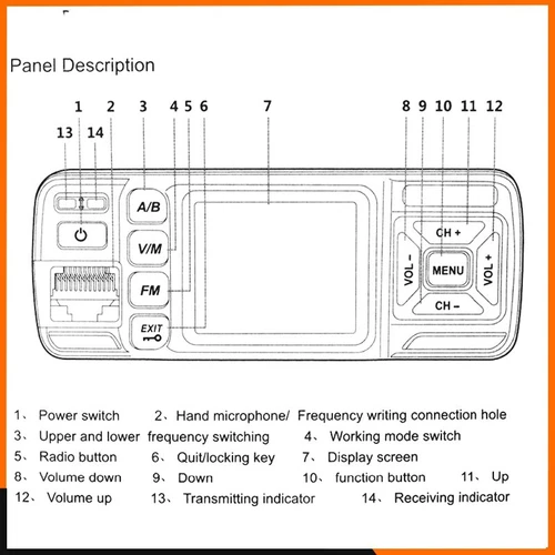 Mini radio móvil Baojie UHF VHF BJ-318 25W 136-174 y 400-490Mhz - Imagen 8 de 11