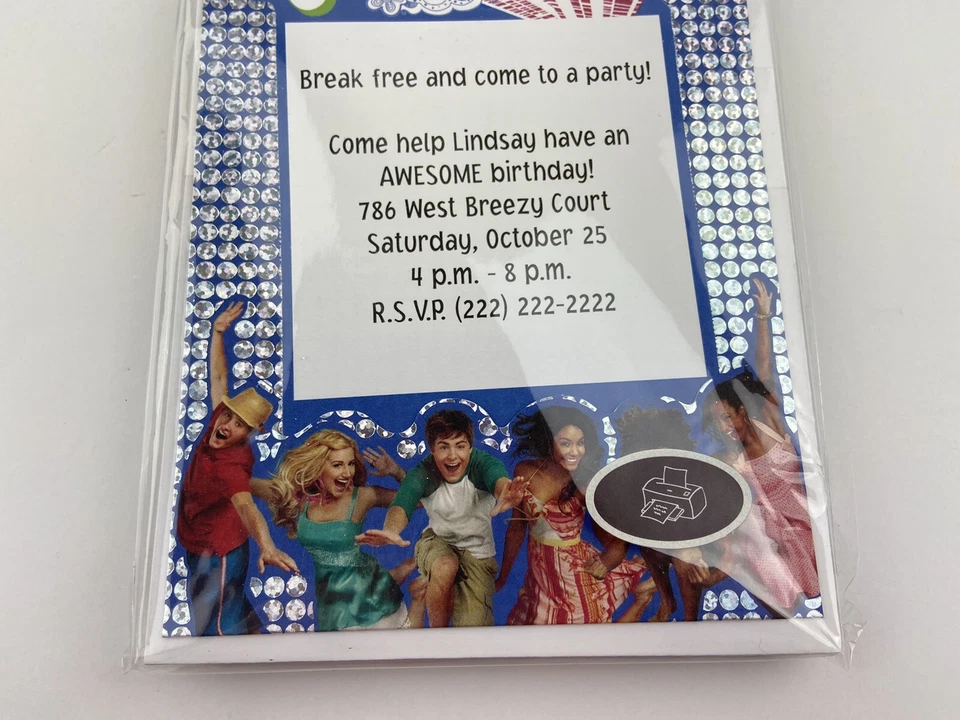 High School Musical Birthday Card Party Invitation Kit Hallmark Party Express - Image 2 of 4