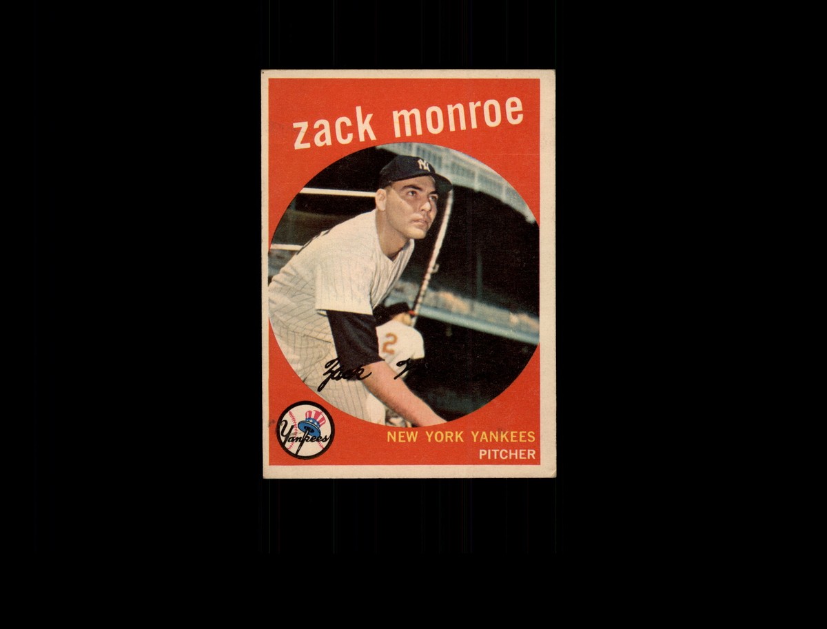 1959 Topps 108 Zack Monroe RC EX #D611759 | eBay
