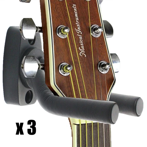 3/Lot Guitar Hangers/Holders/Stands/Hooks Wall Anchor Mount Display GRAK1-Q3