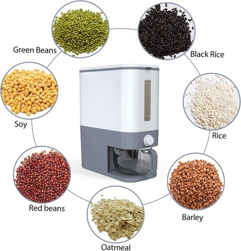 10KG Large Kitchen Rice Dispenser Container Cereal Box Dry Food Grain Storage - Picture 3 of 7