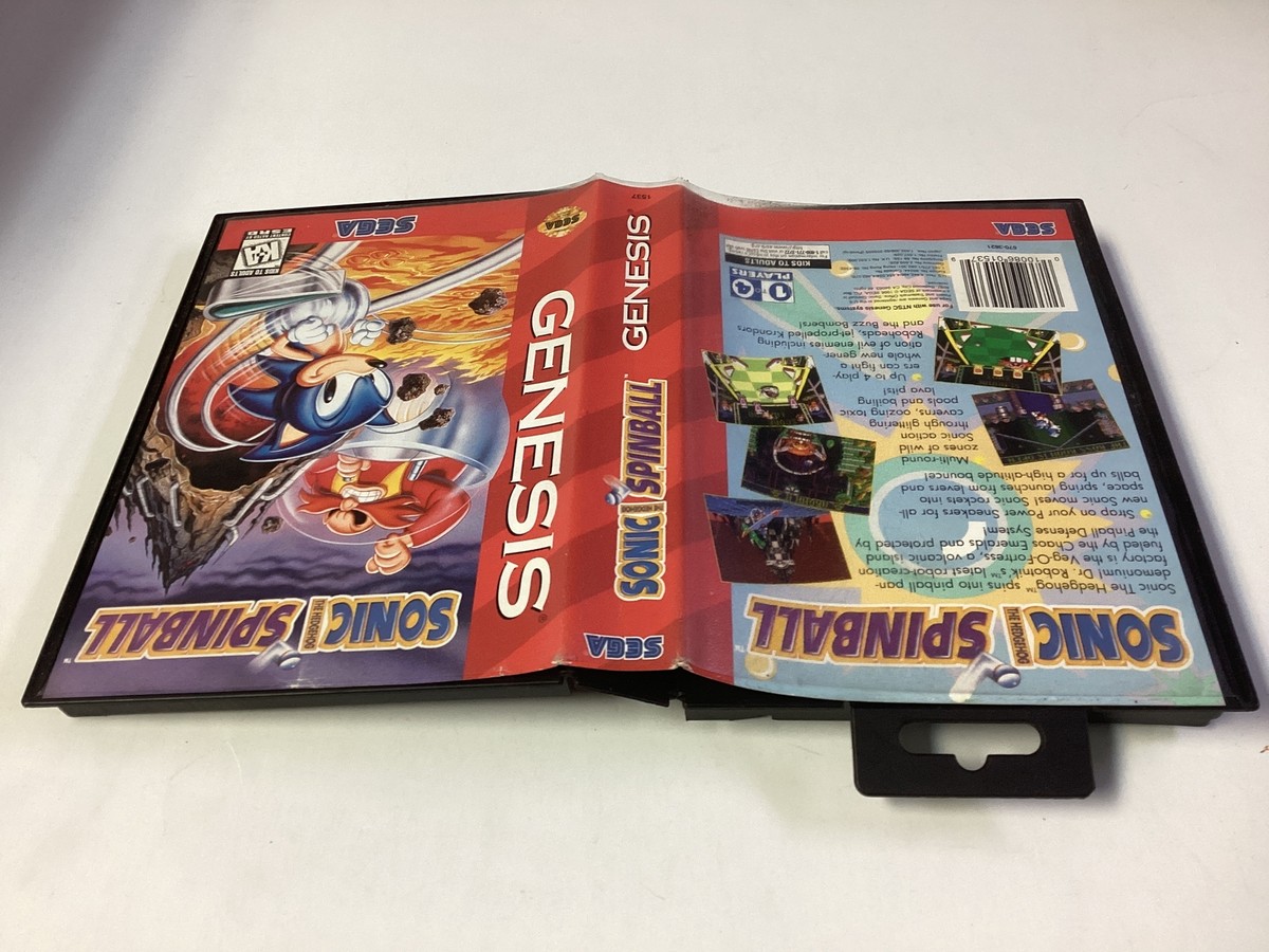 SONIC SPINBALL NTSC US pour Sega Game Gear complet en boite et notice