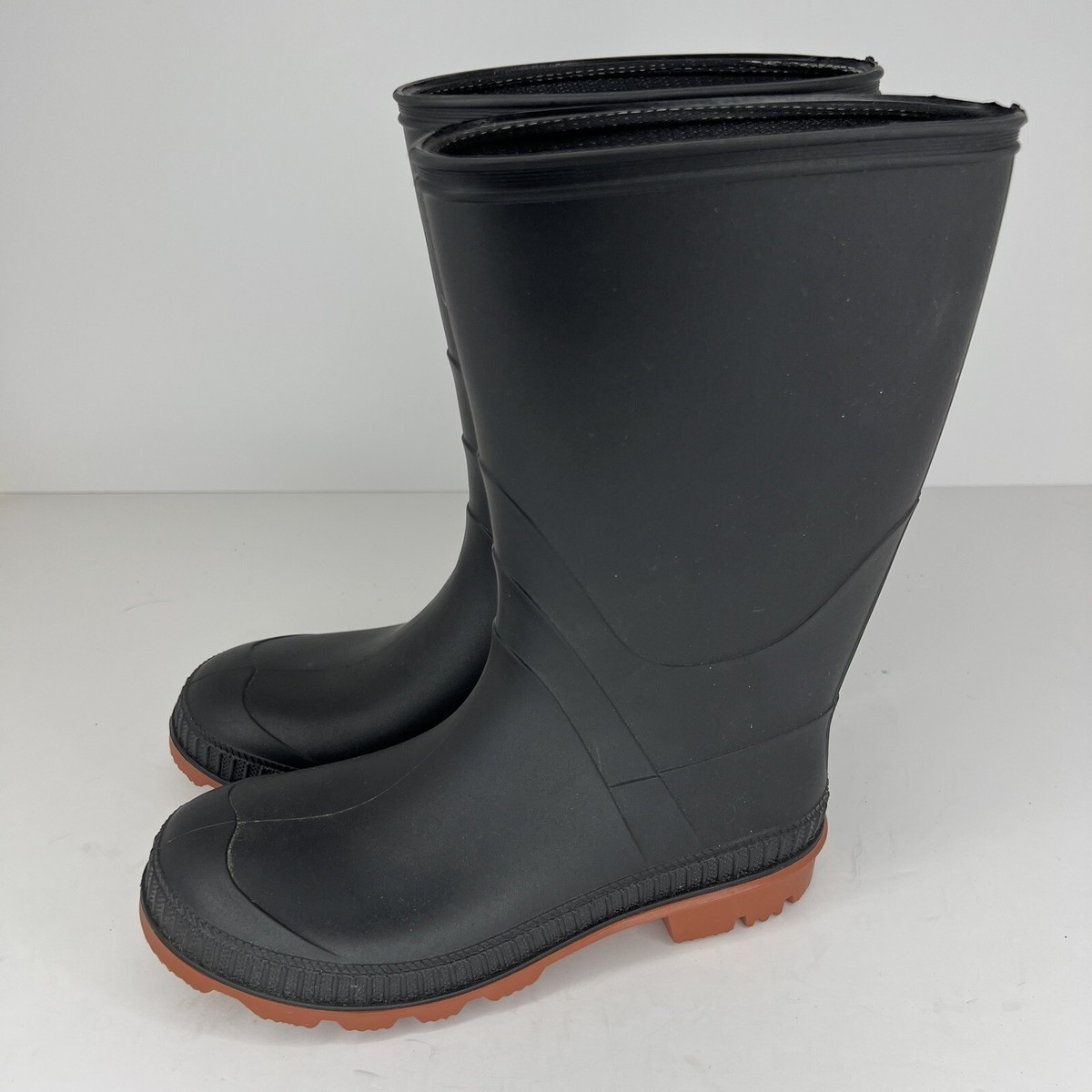Canadian Rain Boots Genuine Heavy Duty Black Rubber Youth Size 4 Galoshes |  eBay