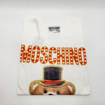 Moschino Teddy Bear Cotton T-shirt | White | NEW | eBay
