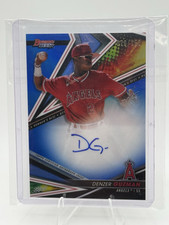 Denzer Guzman 2022 Bowman's Best Blue Refractor Auto Rookie /150 Angels