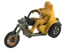 Hot Wheel Rrrumblers 3 Squealer Black /Yellow with Rider 1971 Vintage Scarce