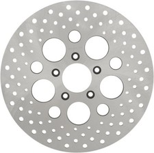 DS Stainless Drilled Brake Rotor Front Harley Davidson 145216