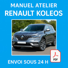 Manuel Atelier Renault Koleos 2008-2021 Revue Technique Français RTA CD PDF