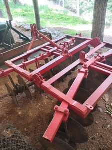 King Plow Co. Made In Atlantic Georgia 6ft.  3 pt. Lift Disc Harrow    