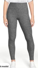 No Boundaries Hi-rise Ankle Leggings S/M Gray Texture Soft Polyester Stretch NWT