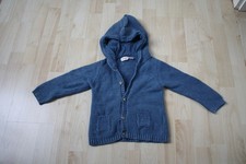 Pullover / Pulli / Strickjacke * Kapuze * blau * Größe 74/80