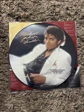 2008 MICHAEL JACKSON THRILLER 25th ANNIVERSARY VINYL PICTURE DISC LP - BRAND NEW
