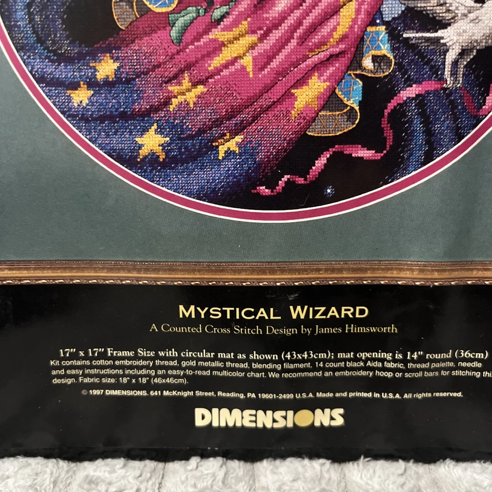 尺寸神秘巫师黄金收藏十字绣套件 3838 — 第 2/4 张图片