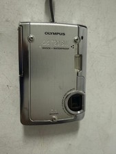 OLYMPUS 720SW Silver Compact Digital Camera Tested Working Seller Japan