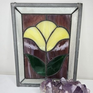 Tulip- Stained glass art - stained glass window hangings - Handmade Read
