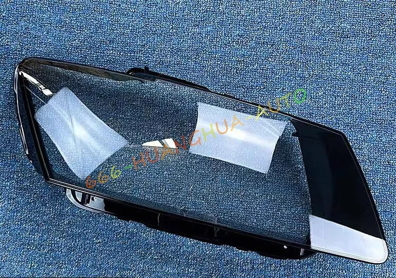 Both Side Headlight Clear Lens Replace Cover + Sealant For Audi Q5 2009-2012 - Image 2 of 4
