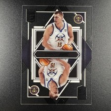 NIKOLA JOKIC CLEAR CARD JERSEY #15 DENVER NUGGETS SP 2021 Elite DECK  SP MVP