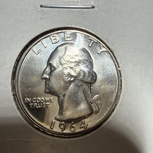 1964 WASHINGTON SILVER QUARTER PROOF