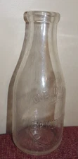 Rare Quart C. Arlington Pepper Georgetown Delaware DE Milk Dairy Bottle