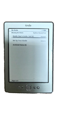 Amazon Kindle 4th Gen D01100 Gray eReader 6'' E-Ink