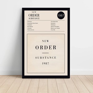 New Order Substance Poster | eBay