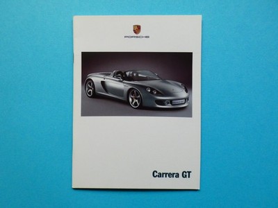 Prospekt / Katalog / Broschüre - Porsche Carrera GT - Prototyp - 09/00