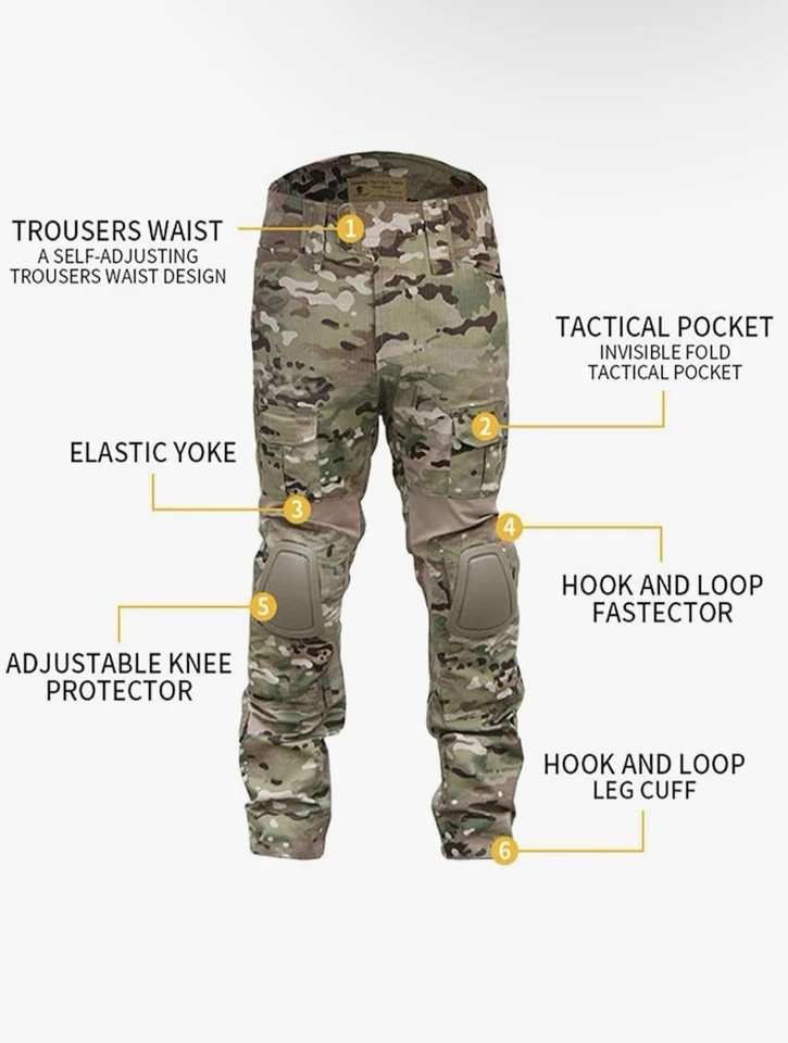 Emerson Gen2 Боевая Рубашка Брюки Костюм Военный Страйкбол Тактическая Униформа BDU - Изображение 4 из 4