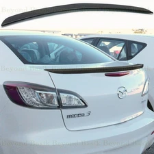2013 2012 2011 2010 Mazda 3 MATTE BLACK Factory Style Lip Spoiler Wing