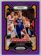2024 Panini Prizm Monopoly WNBA #16 Kia Nurse Purple Prizms
