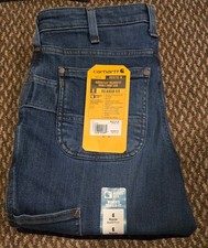 Carhartt Women s Rugged Flex Jeans, 6 Double Front, Relaxed Fit BD5110 Free Ship