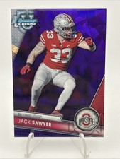 Jack Sawyer 2023 Bowman University Chrome Sapphire Edition #67 Ohio State /10 J