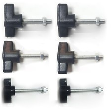 ThtRht 6 Pack Tripod Stand Height Adjustable Wing Knobs with Bolts Screws and...
