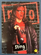 1998 Topps WCW nWo Sting Sticker Red Face S4