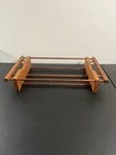 Vintage Hard Wood Casserole Stand Holds 9”x13” Pyrex Or Similar Dish￼