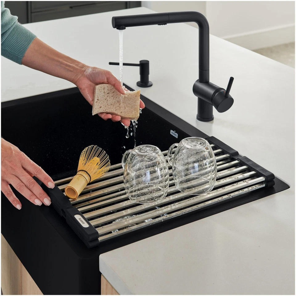 Blanco 238483 Precis 18-1/8" L x 17-5/16" W Basin Rack - Stainless Steel - Image 4 of 4