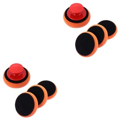  2 Sets Autopolitur Schwamm Polierschwamm Auto-Polierpad Puff -Kit
