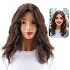 16 inch Mid-length Wig Curly Hair Korean Full-Head Wigs Cosplay Party