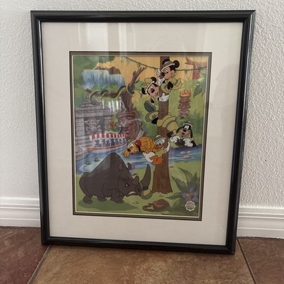Disneyana Convention 1999 ''Fab Five Safari Surprise'' Limited Edition Serigraph
