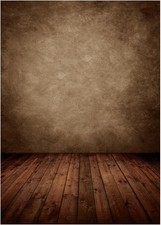 Vintage Style Abstract Brown Portrait Backdrop for Photoshoot 5x7FT 10702