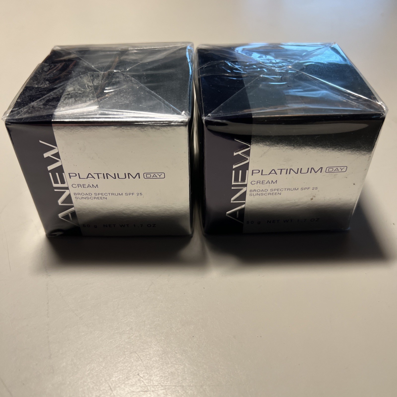 Avon ANEW Platinum Day Cream SPF 25 1.7 oz Pack of 2