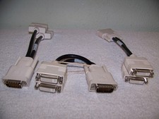 DMS 59 to Dual DVI-I Single Link Y Splitter HP MN 338285-009 Lot of 3