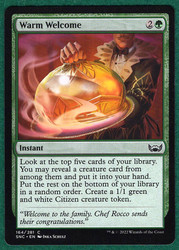 Warm Welcome (164/281) - Streets of New Capenna Common