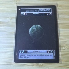 Star Wars CCG Decipher Trading card Dagobah
